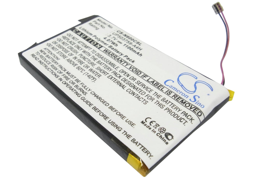 BP-N600CSL : 3.7v Li-PO battery, replaces N600C, N700C, UP503759-A4H etc.