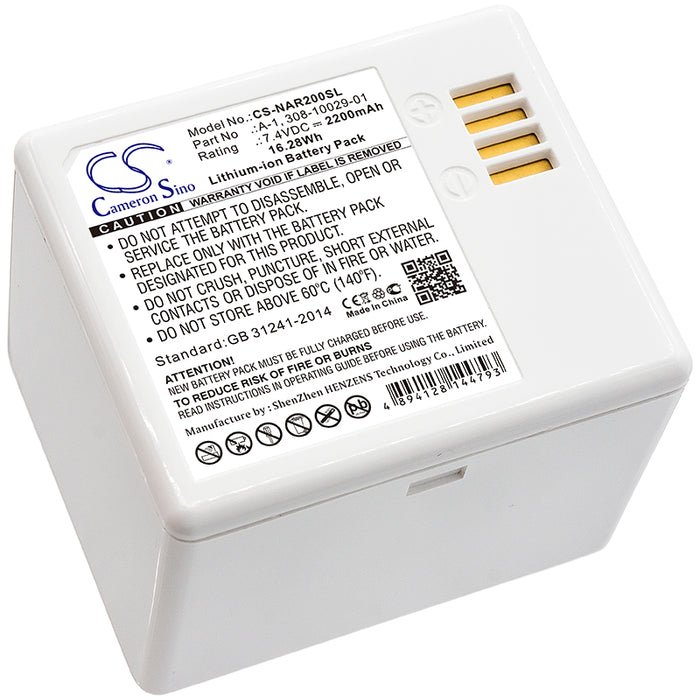 CS-NAR200SL : Battery for NETGEAR VMA4400, VMA4400-100NAS, Arlo Pro and others - Replaces Arlo A-1, A-1B, 308-10029-01 and others