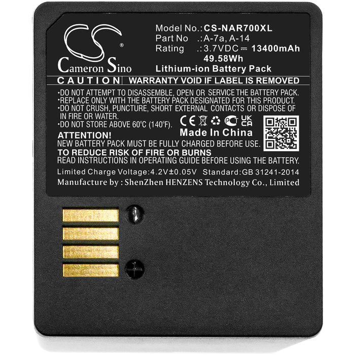 CS-NAR700XL : Battery for NETGEAR Arlo Pro 5 S, Arlo Pro 3, Arlo Pro 4 and others - Replaces Arlo A-7a, A-14, 308-50019-01