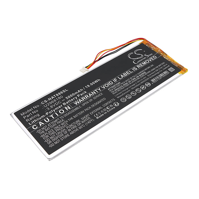 CS-NAT886SL : Battery for ONN NSurf Tablet 10" Gen 2, 100011886 - Replaces ONN U2968180