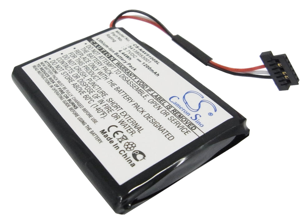 CS-NAV5100SL : Battery for Navigon 5100, 5100 MAX - Replaces Navigon 541380530001