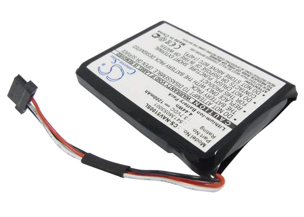 CS-NAV5100SL : Battery for Navigon 5100, 5100 MAX - Replaces Navigon 541380530001