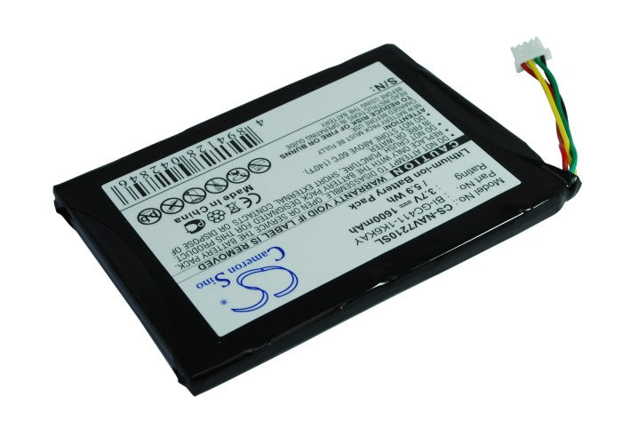 CS-NAV7210SL : Battery for Navigon 7210, 7310 - Replaces Navigon BI-GC411-1K6KAY