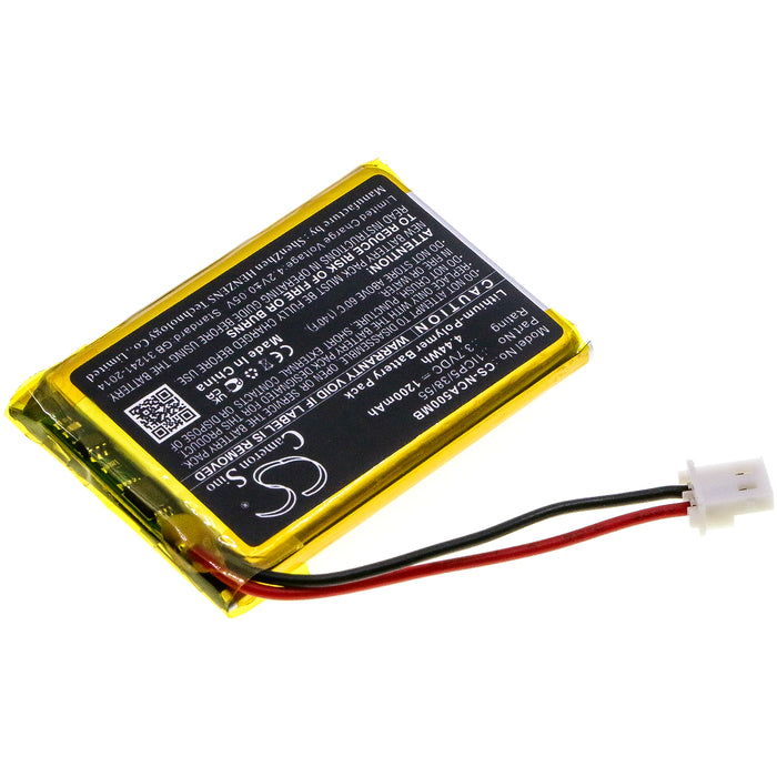 CS-NCA500MB : Battery for NUK ECO Control Audio 500, Eco Control Audio 530D+ - Replaces NUK 1ICP5/38/55