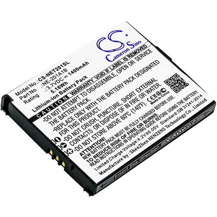 CS-NET201SL : Battery for NEC Terrain, NE-201A1A - Replaces NEC NE-201A1B