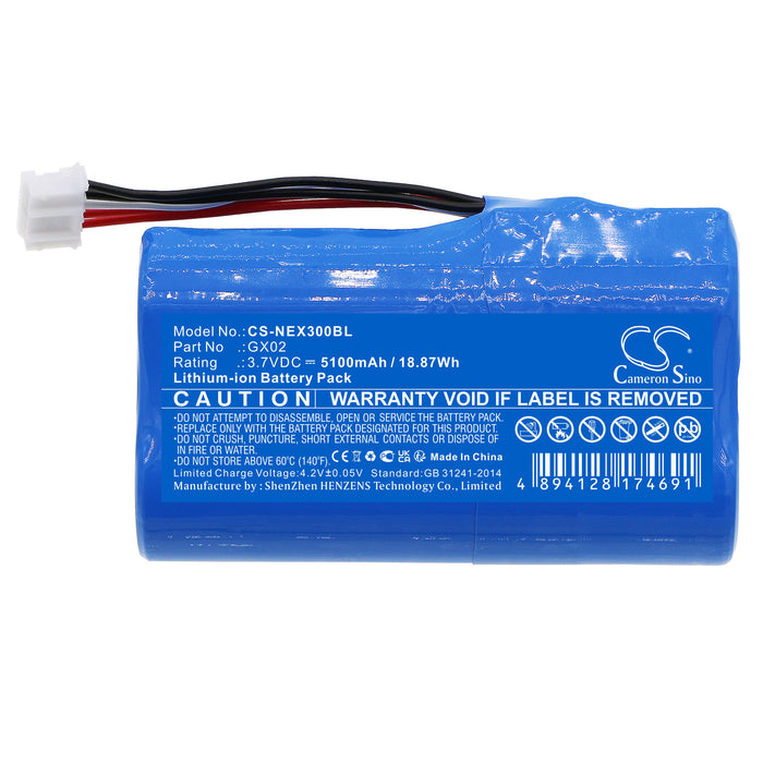CS-NEX300BL : Battery for NEXGO N3, N5 - Replaces NEXGO GX02