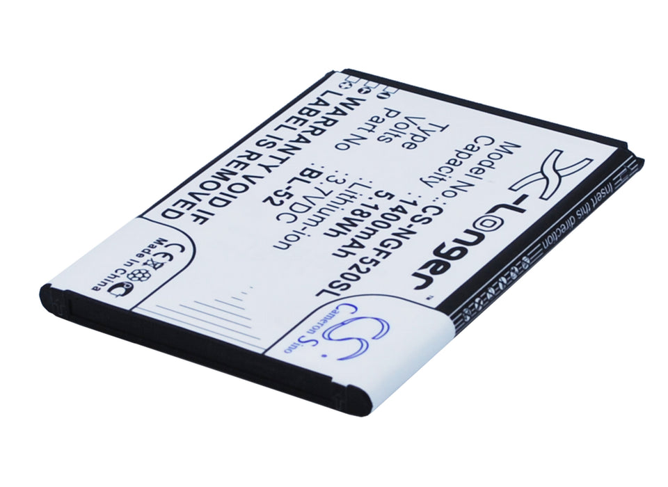 CS-NGF520SL : Battery for NGM Forward Young - Replaces NGM BL-52