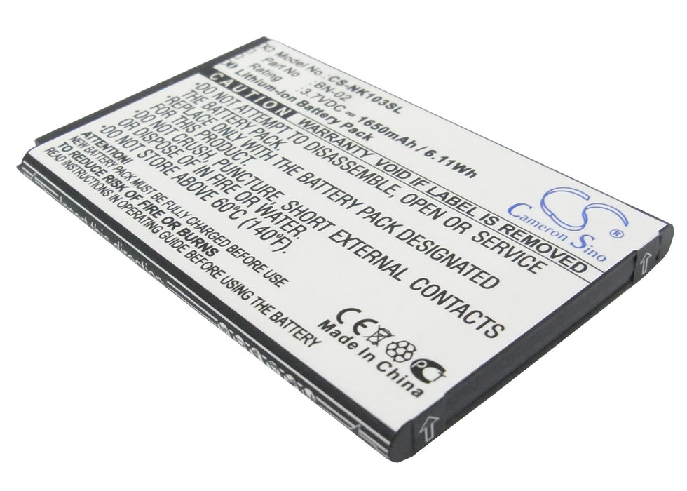 CS-NK103SL : Battery for Nokia Nokia XL, XL Dual SIM, RM-1030 and others - Replaces Nokia BN-02