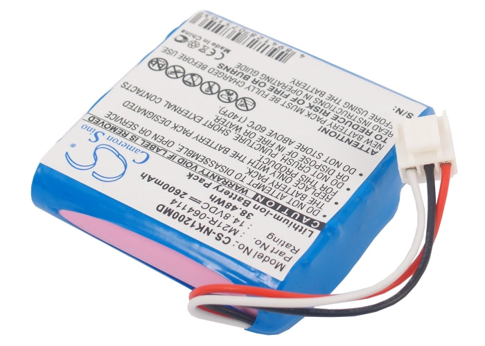 CS-NK1200MD : Battery for Nihon Kohden Edan SE-1, Edan SE-3, Edan SE-1200 and others - Replaces Nihon Kohden HYTB-102, M21R-064114