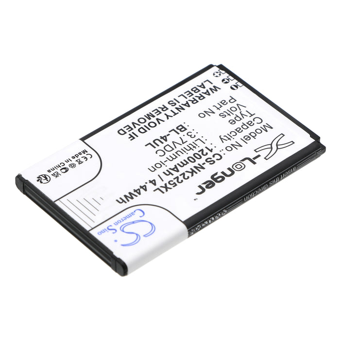 CS-NK225XL : Battery for Nokia Asha 225, RM-1012, New 3310 and others - Replaces Nokia BL-4UL, BL-4WL