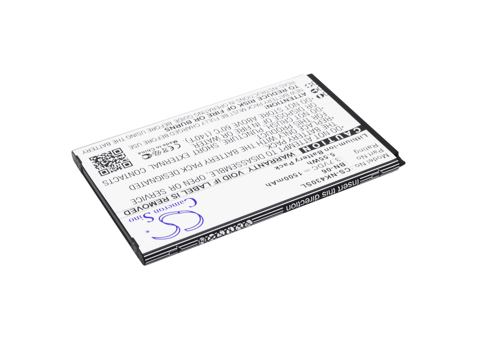 CS-NK430SL : Battery for Nokia Lumia 430, Lumia 430 Dual SIM - Replaces Nokia BN-06