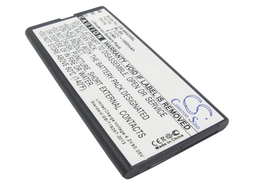 CS-NK630SL : Battery for Microsoft Lumia 630, Lumia 630 Dual SIM, Lumia 636 and others - Replaces Microsoft BL-5H