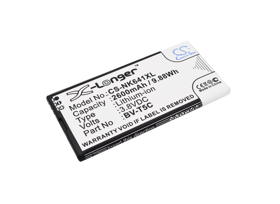 CS-NK641XL : Battery for Microsoft Lumia 640, RM-1073, RM-1072 - Replaces Microsoft BV-T5C