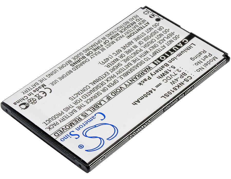 CS-NK810SL : Battery for Nokia Lumia 810, Lumia 822 - Replaces Nokia BP-4W