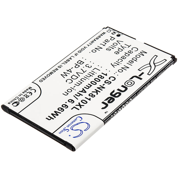 CS-NK810XL : Battery for Nokia Lumia 810, Lumia 822 - Replaces Nokia BP-4W