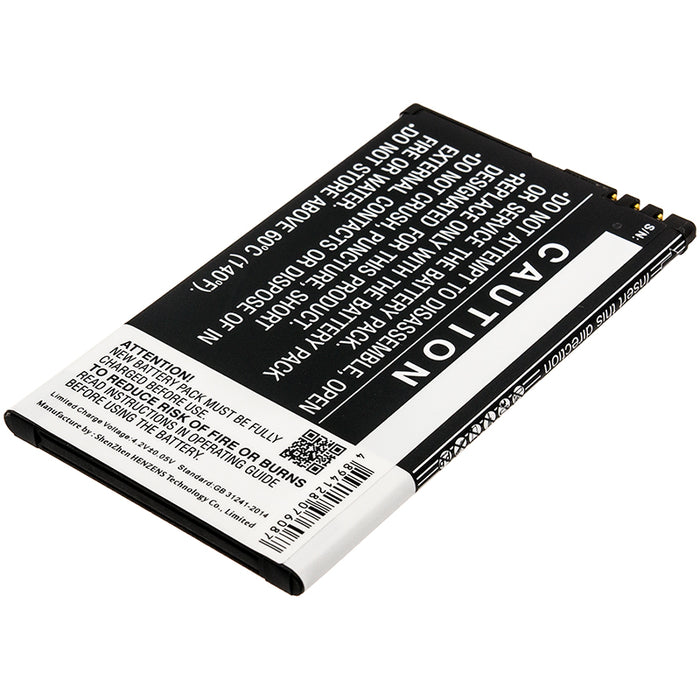 CS-NK810XL : Battery for Nokia Lumia 810, Lumia 822 - Replaces Nokia BP-4W