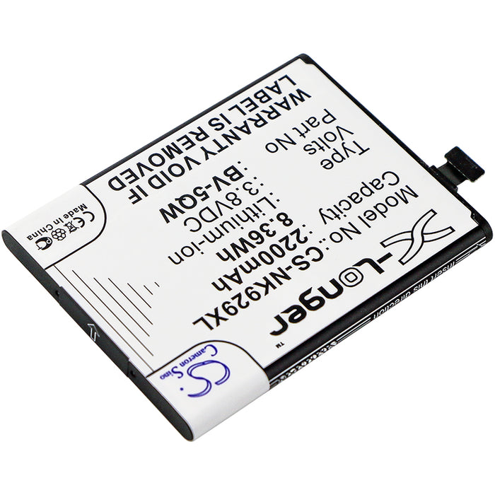 CS-NK929XL : Battery for Microsoft Lumia 929, RM927, Lumia 930 - Replaces Microsoft BV-5QW