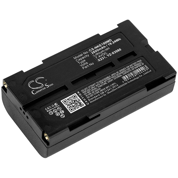 CS-NKE100MD : Battery for Nihon Kohden WEE-1000 - Replaces Nihon Kohden X231, YZ-03080