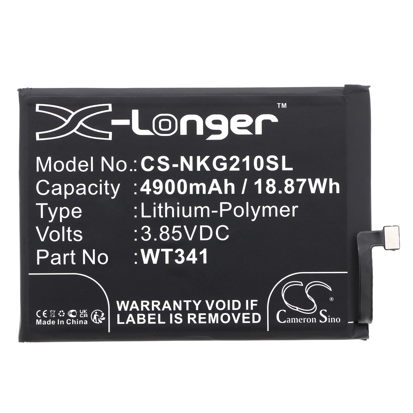 CS-NKG210SL : Battery for Nokia G21, G21 2022 - Replaces Nokia WT341 ...