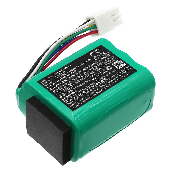 CS-NKM400MD : Battery for Nihon Kohden PVM-4000, PVM-4761 - Replaces Nihon Kohden SB-470P