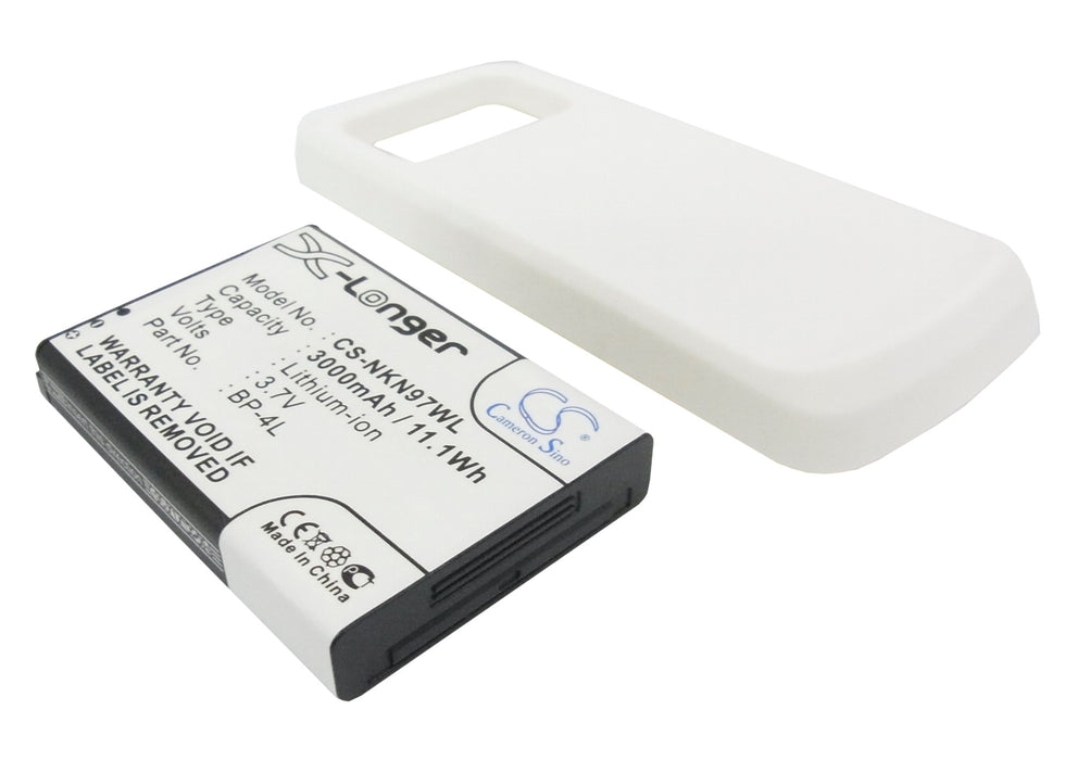 CS-NKN97WL : Battery for Nokia N97 - Replaces Nokia BP-4L