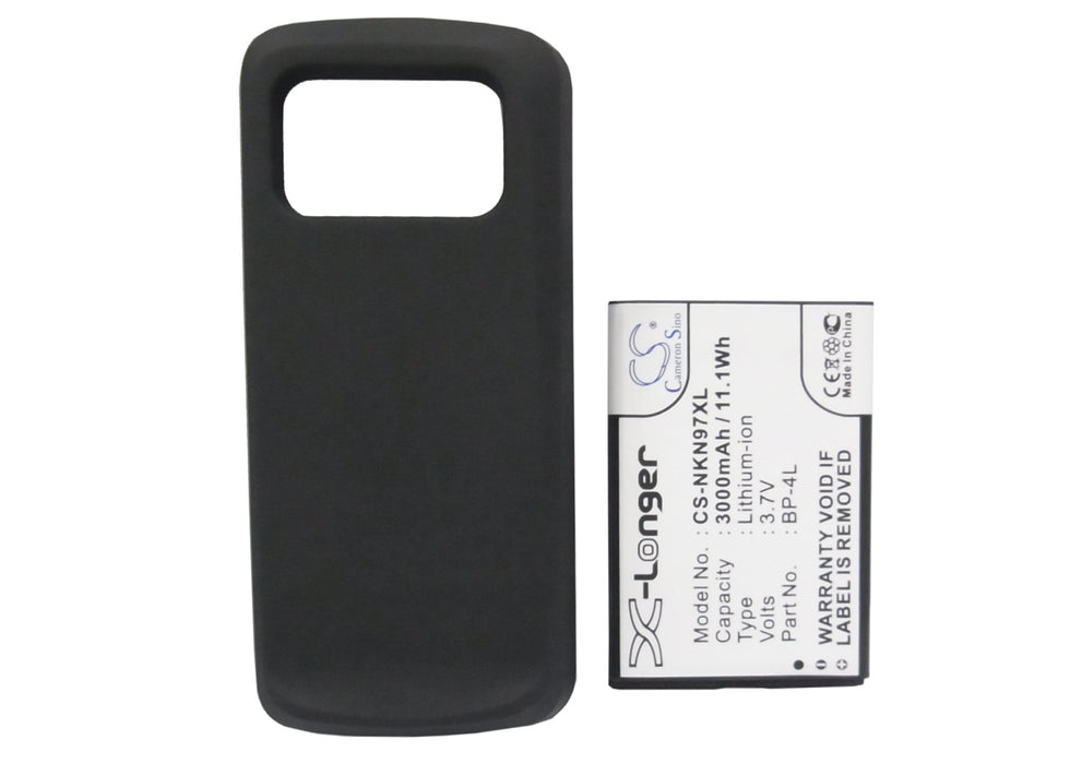 CS-NKN97XL : Battery for Nokia N97 - Replaces Nokia BP-4L