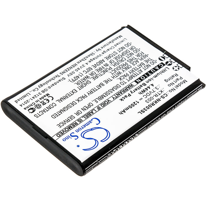 CS-NKR003SL : Battery for Nintendo NN3DS, MWH710A01, New 3DS - Replaces Nintendo KTR-003