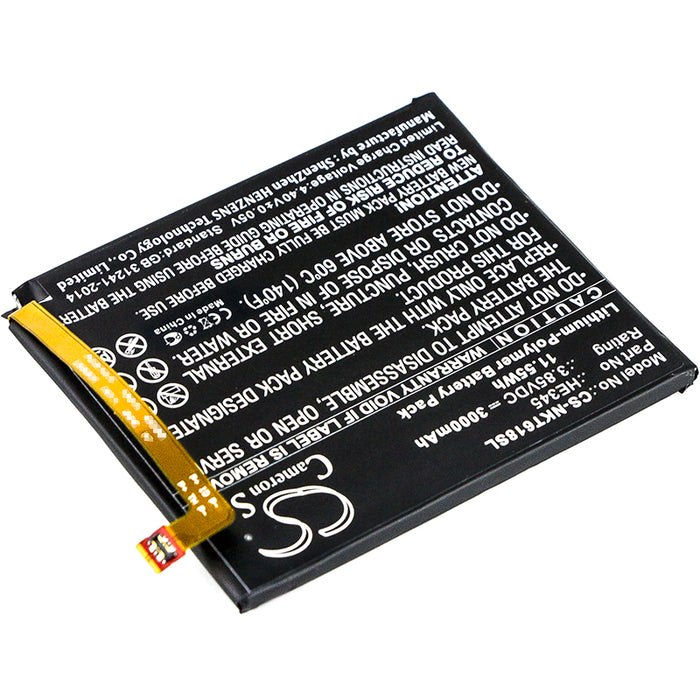 CS-NKT618SL : Battery for Nokia Nokia 6 2nd, 6 2018, 6 2nd - Replaces Nokia HE345, HE353