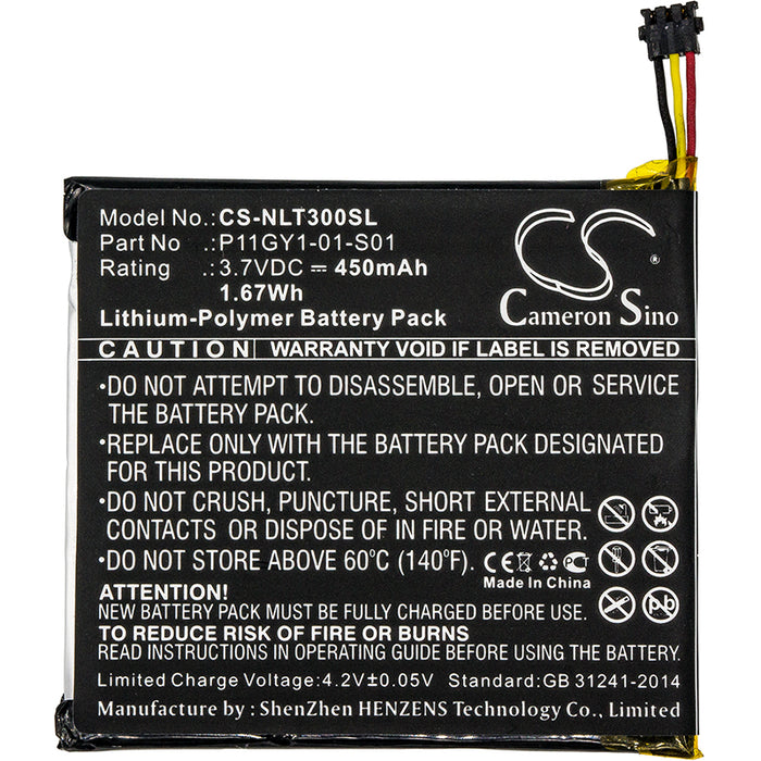 CS-NLT300SL : Battery for Nest Learning Thermostat T200577, Learning Thermostat T200377, Learning Thermostat T200477 and others - Replaces Nest 3701-0001-01, P11GY1-01-S01