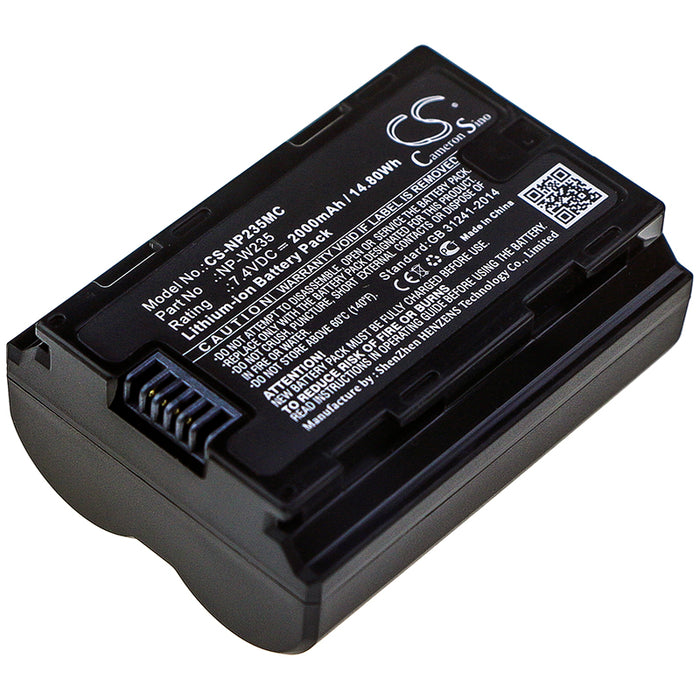 CS-NP235MC : Battery for Fujifilm X-T4, GFX100S, GFX50S II and others - Replaces Fujifilm NP-W235