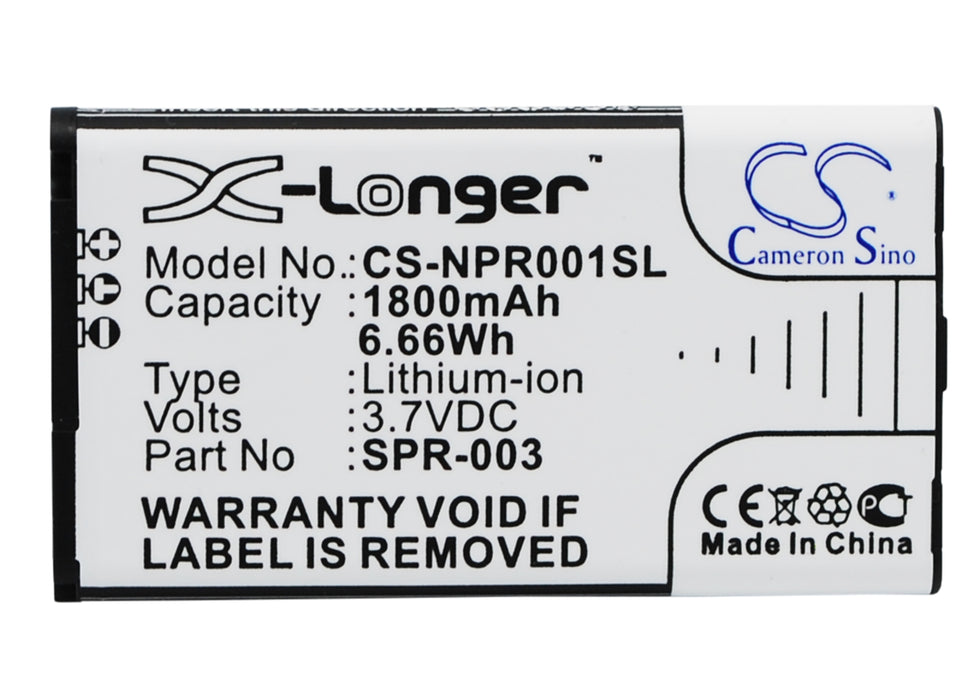 CS-NPR001SL : Battery for Nintendo DS XL 2015, SPR-001, NEW 3DSLL and others - Replaces Nintendo SPR-003, SPR-A-BPAA-CO