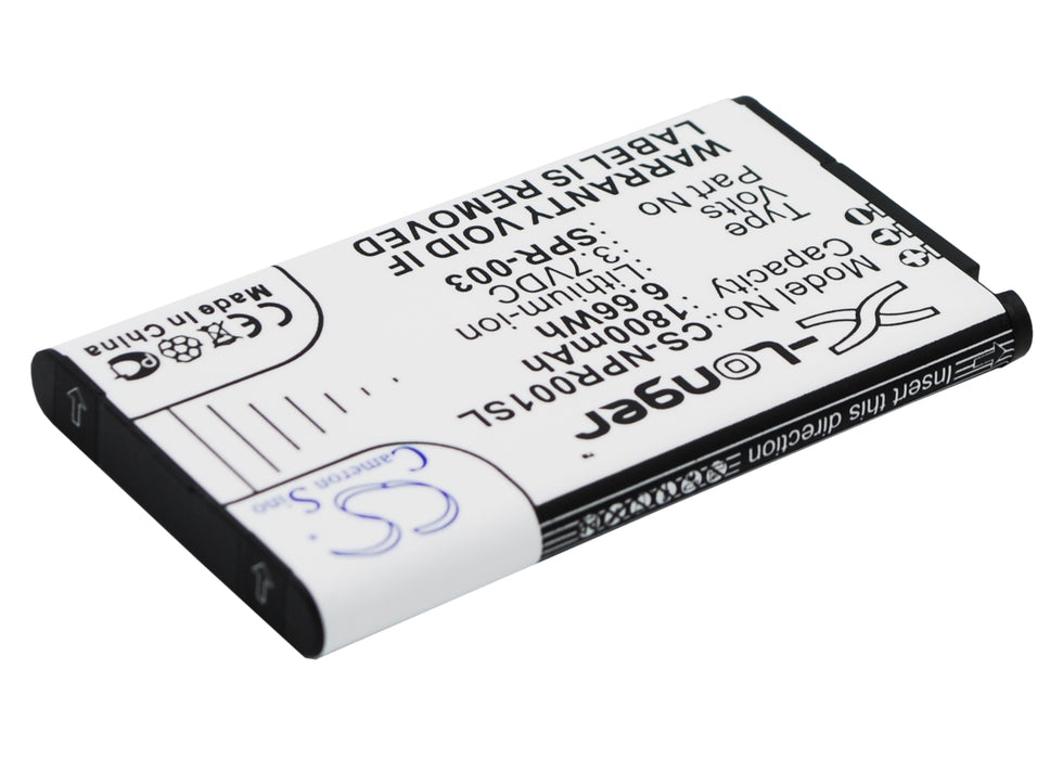 CS-NPR001SL : Battery for Nintendo DS XL 2015, SPR-001, NEW 3DSLL and others - Replaces Nintendo SPR-003, SPR-A-BPAA-CO