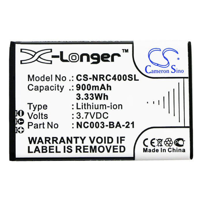 CS-NRC400SL : Battery for Nolan B4 RCS Kits - Replaces Nolan NC003-BA-21