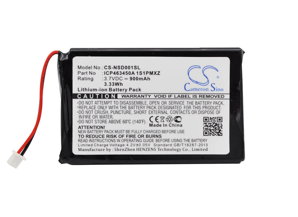 CS-NSD001SL : Battery for AudioVox IHDP01A, IHDP01A Portable HD/FM Radio Player - Replaces AudioVox ICP463450A 1S1PMXZ