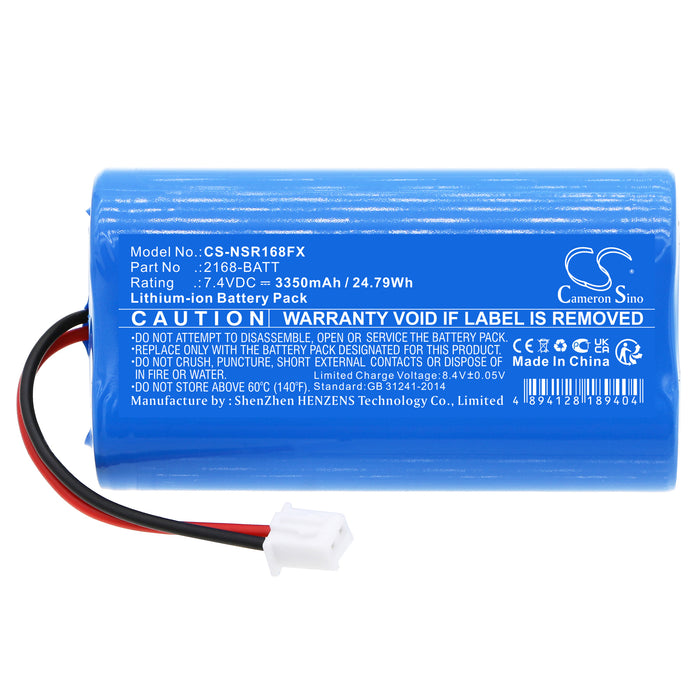 CS-NSR168FX : Battery for Nightstick NSR-2168 - Replaces Nightstick 2168-BATT