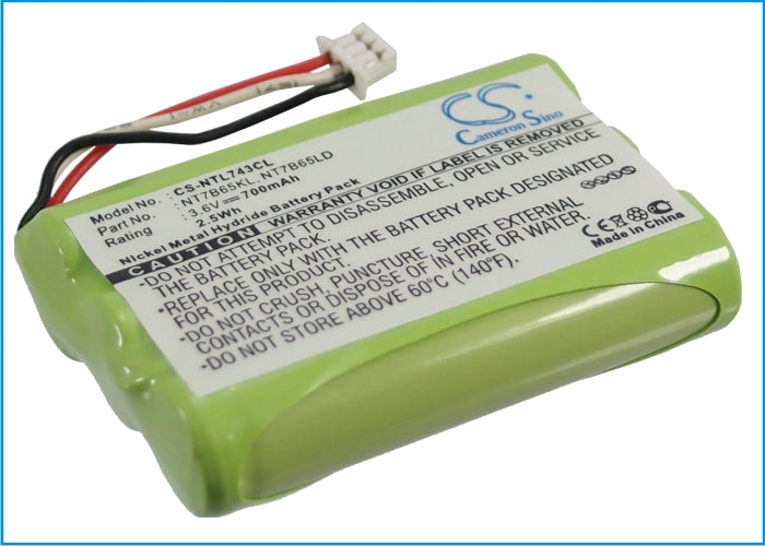 CS-NTL743CL : Battery for Formerly KIRK 50, KIRK 60, KIRK 70 - Replaces Nortel NT7B65KSE6, NTTQ47KAE6 and NT7B80BXE6, NT7B65LDE6 and others