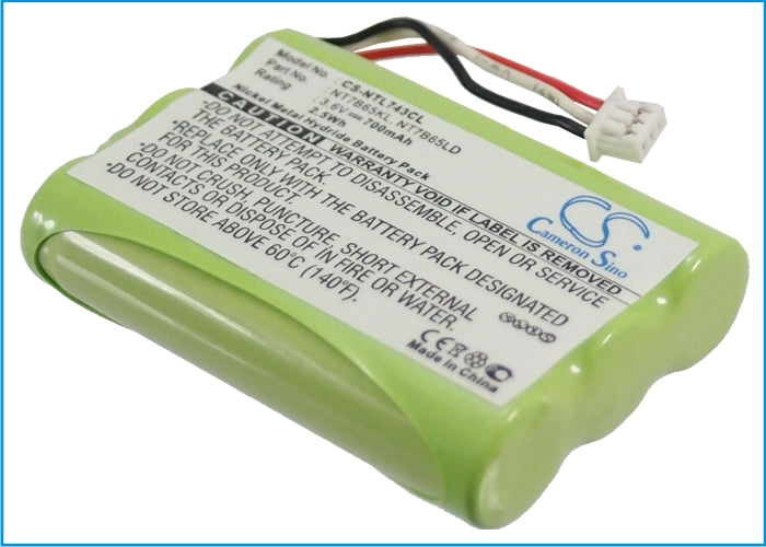 CS-NTL743CL : Battery for Formerly KIRK 50, KIRK 60, KIRK 70 - Replaces Nortel NT7B65KSE6, NTTQ47KAE6 and NT7B80BXE6, NT7B65LDE6 and others