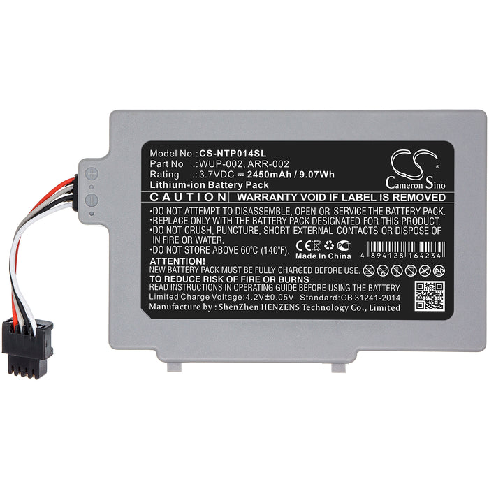 CS-NTP014SL : Battery for Nintendo Wii U 8G, Wii U 8G GamePad - Replaces Nintendo WUP-002, ARR-002