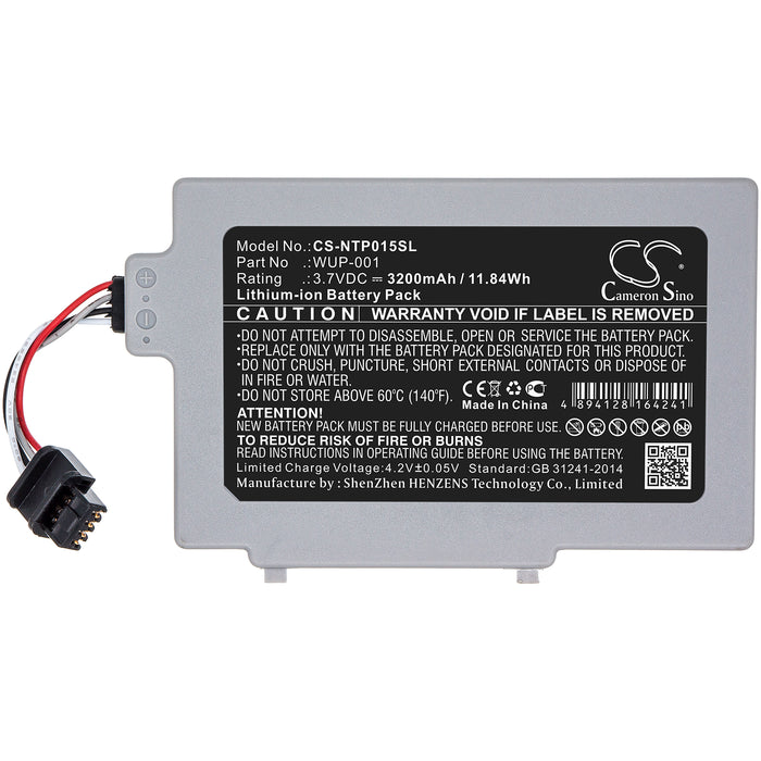 CS-NTP015SL : Battery for Nintendo Wii U GamePad WUP-001 - Replaces Nintendo WUP-001