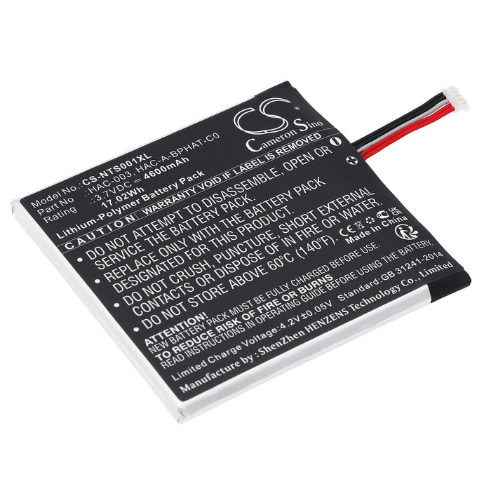 CS-NTS001XL : Battery for Nintendo Switch HAC-001, HAC-S-JP/EU-C0 - Replaces Nintendo HAC-003, HAC-A-BPHAT-C0