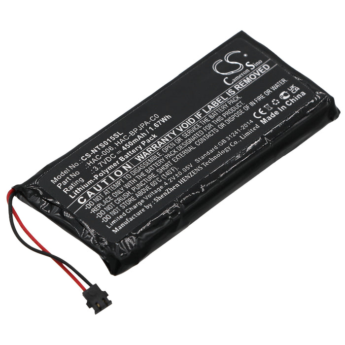 CS-NTS015SL : Battery for Nintendo Switch Controller, HAC-015, HAC-016 and others - Replaces Nintendo HAC-006, HAC-BPJPA-C0