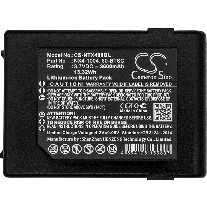 CS-NTX400BL : Battery for Nautiz X4 - Replaces Nautiz 60-BTSC, NX4-1004