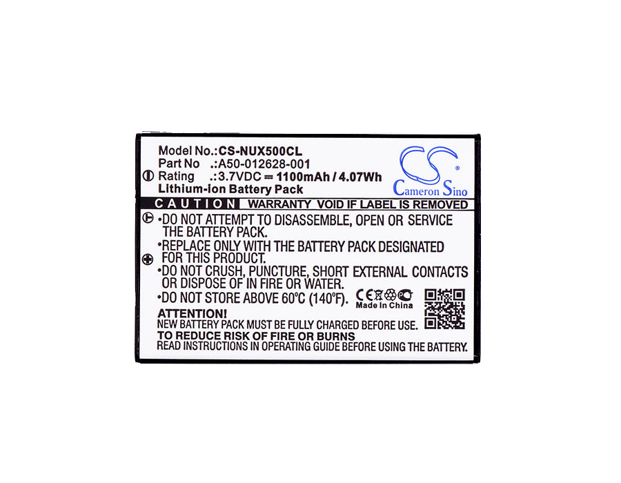 CS-NUX500CL : Battery for NEC DT330, DTL-12BT-1, UX5000 DG-12e and others - Replaces NEC A50-012628-001