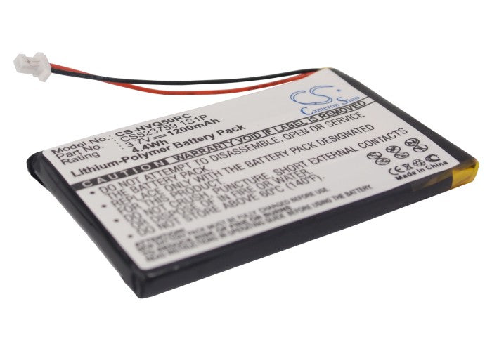 Batteria Di Ricambio 1200mAh Per Nevo Q50 - Li-Polymer, 3.7V, Sostituisce CS503759 1S1P - 2