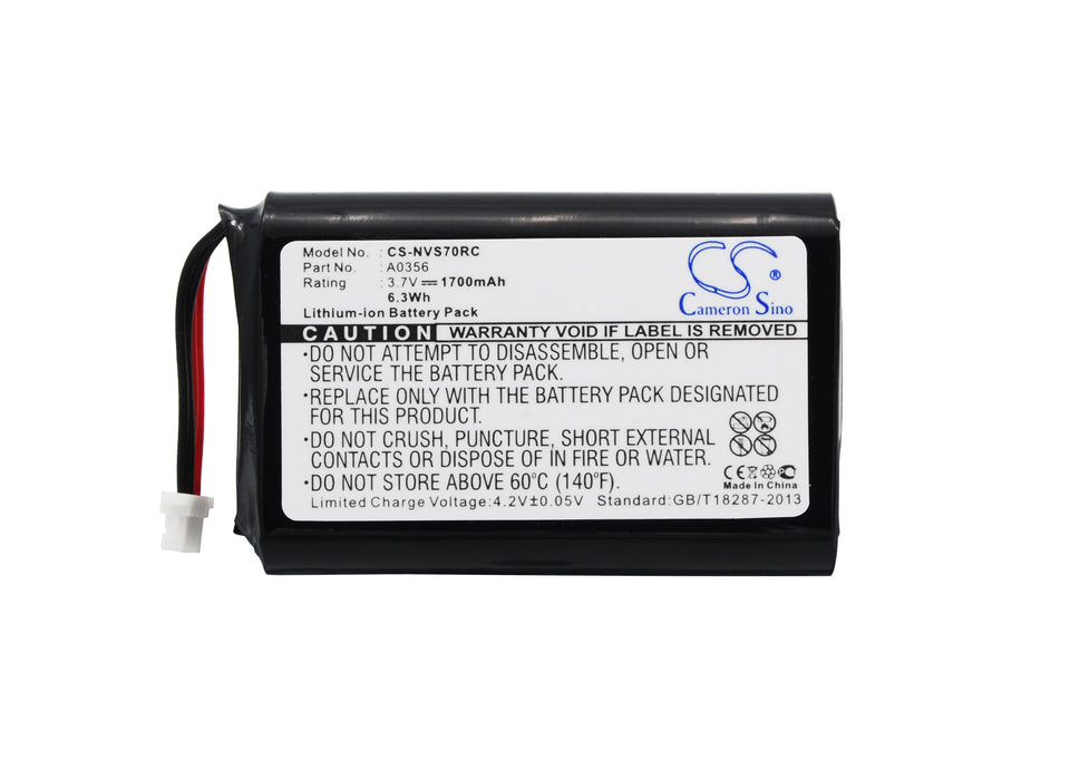 CS-NVS70RC : Battery for Nevo S70 - Replaces NEVO A0356