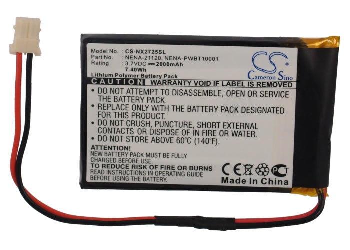 CS-NX2725SL : Battery for Nexto DI ND2700, DI ND 2725, ND2325 and others - Replaces Nexto NENA-21120, NENA-PWBT10001, PWBT-10001
