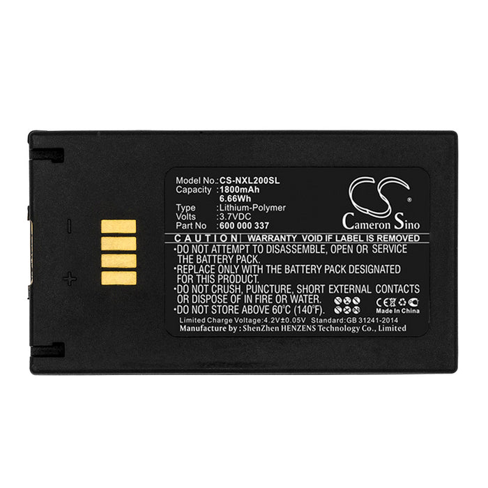 CS-NXL200SL : Battery for NTi Audio Exel XL2, XL2, XL2 Analyzer - Replaces NTi 600 000 337, LIP-009