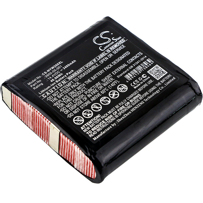 CS-NYW200XL : Battery for Noyes W2003M - Replaces Noyes 3900-05-001