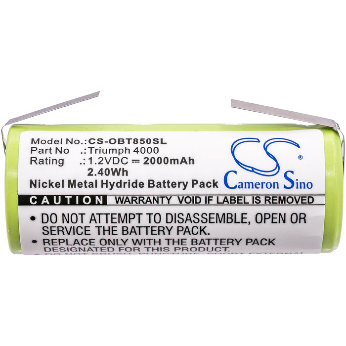 CS-OBT850SL : Battery for Oral-B Triumph 4000 - Replaces Oral-B 3761, 3762, 3745