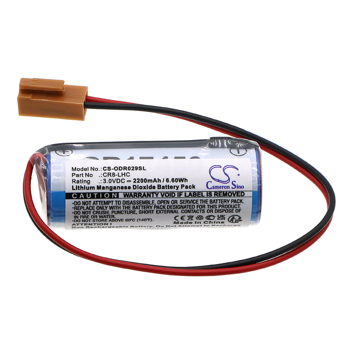 CS-ODR029SL : Battery for Fanuc A04B-0236-H211, 180is-WB, A04B-0235-C211 and others - Replaces Onsrud CR8-LHC
